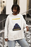 Starboy The Weeknd Baskılı Unisex Oversize Rapper Sweatshirt