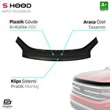 S-Dizayn Citroen Berlingo ABS Plastik Kaput Rüzgarlığı 2005-2010 A+Kalite