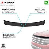S-Dizayn Honda Civic ABS Plastik Kaput Rüzgarlığı 2006-2012 A+Kalite