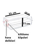Lüx Kadın Ayakkabı Saklama Düzenleme Kutusu (33x20x11)