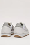 Erkek Günlük Rahat Taban Yumuşak Hafif Sneaker Bağcıklı Spor Ayakkabı  BEYAZ - BUZ