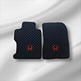 Honda Cıvıc FD-6 Uyumlu (2007-2012) KASA BAKLAVA DESEN DERİ KAPİTONE OTO PASPAS TAKIM SETİ