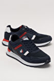 Erkek Ortopedik Günlük Yürüyüş Koşu Sneaker Spor Ayakkabı LACİVERT