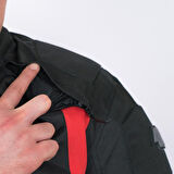 4Riders Gama CE Sertifikalı Korumalı Motosiklet Montu Kırmızı