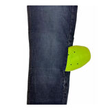 4Riders Ranger CE Sertifikalı Cordura Denim Korumalı Motosiklet Kot Pantolonu Siyah