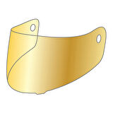 Scorpion EXO HX1 Carbon İçin Max Vision Ready Vizör Altın