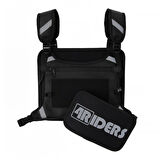4Riders Carbon Series Göğüs Çantalı Reflektif Yelek
