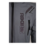 4Riders Alice Pro Korumalı Softshell Kadın Motosiklet Montu Gri