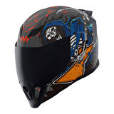 Icon Airflite Trick Or Street 4 Kapalı Motosiklet Kaskı Siyah  Mavi  Turuncu  Kırmızı