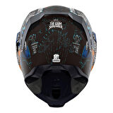 Icon Airflite Trick Or Street 4 Kapalı Motosiklet Kaskı Siyah  Mavi  Turuncu  Kırmızı