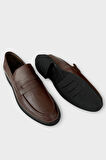 Erkek Hakiki Deri Ayakkabı  KAHVERENGİ