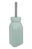 Oioi Şişe + Pipet 200ml River Green / Powder Grey