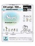 Sleepy Bio Natural Bebek Bezi Gross Paket 7 Beden 20-30 Kg 100 Adet
