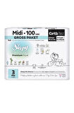 Sleepy Bio Natural Bebek Bezi Gross Paket 3 Beden 4-9 Kg 100 Adet
