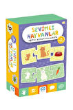 Games Sevimli Hayvanlar Eğitici Eşleştirme Puzzle 36 Parça 5128