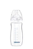 Bebedor Geniş Ağızlı Isıya Dayanıklı Cam Biberon 260ml 51301