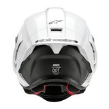 Alpinestars Supertech R10 Carbon Spor Motosiklet Kaskı Beyaz  Siyah