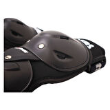 4Riders Lüx Diz ve Dirsek Koruma Seti (4lü takım) Siyah