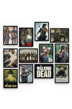 The Walking Dead 12 Parça Mdf (ahşap) Tablo Ofis Boyu 