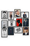 Thomas Shelby 12 Parça Mdf (ahşap) Tablo Ofis Boyu 