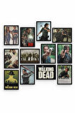 The Walking Dead 12 Parça Ahşap Mdf Tablo Zlltb436