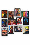 Naruto Uzumaki 12 Parça Ahşap Mdf Tablo Zlltb212
