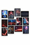 Star Wars 12 Parça Ahşap Mdf Tablo Zlltb337