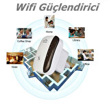 WiFi Sinyal Güçlendirici 300 Mbps Kablosuz Genişletici -2.4G Wi-Fi Ethernet Portlu-MİNİ REPEATER
