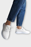 Unisex Yazlık Triko Spor Ayakkabı BEYAZ