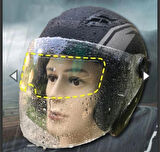 Motorsiklet Kask Camı Yağmur Kaydırıcı
