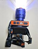 powerdex Pd-2172 50w 3000 Lümen 6800mAH Batarya Zoomlu & Sensörlü Dijital Ekran Kafa Lambası (Yeni)