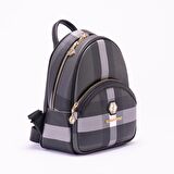 Silver Polo  Kadın  945-33238 SILVER POLO SIRT ÇANTASI M129 SİYAH-MAT SİYAH