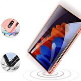 Coofbe Standlı Kalem Yerli Samsung Galaxy S7 Plus Kılıf (T970-T976B)  Katlanabilir Uyku Modlu Tablet Kılıfı