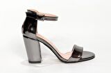 ZARİF Platin Ayna 8 cm Tekbant Düğün Mezuniyet Nişan Topuklu Ayakkabı