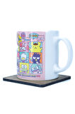 Oppland Home Seramik Kupa Bardak Tekli 350 ml Capybara (Kapibara) Spiderman Cat vb Temalı Hediyelik