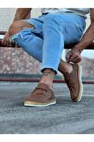 Casual Erkek Ayakkabı Taba Topuk Boyu 3 Cm