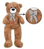Sevgiliye Özel HEDİYE- 160 cm Papyonlu DEV Boy Peluş Ayı - % 100 YERLİ