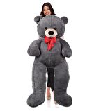 Sevgiliye Özel HEDİYE- 160 cm Papyonlu DEV Boy Peluş Ayı - % 100 YERLİ