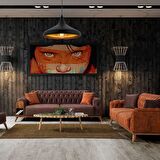 Pera Siyah Tekli Modern Retro Sarkıt Retro Salon Avize 