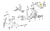 BMW E60 FROW ARKA SOL ROTİLLİ KOL OEM NO 33326777425