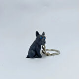French bulldog Blue - Anahtarlık