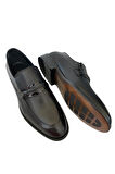 Erkek Tokalı Klasik Hakiki Deri Ayakkabı SİYAH