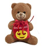 Çikolatalı "İçimden Geldi" Temalı Sevimli BOZ Ayı