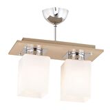 Atlas 2 Li Kahve  Modern Genç Odası Mutfak- Banyo Mutfak Salon Avize