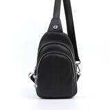 Silver Polo  Kadın Bel Çantası 959-33378 SILVER POLO FREEBAG M86 SİYAH-MAT SİYAH