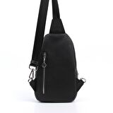 Silver Polo  Kadın Bel Çantası 959-33378 SILVER POLO FREEBAG M86 SİYAH-MAT SİYAH