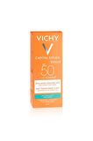 Vichy Ideal Soleil 50 Faktör Yaşlanma Karşıtı Karma-Yağlı Ciltler İçin Renksiz Yüz Güneş Koruyucu Krem 50 ml