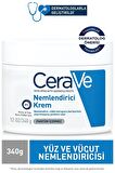 Cerave Kuru Ciltler İçin Hyalüronik Asitli Su Bazlı Yağsız Nemlendirici Yüz Bakım Kremi 340 gr