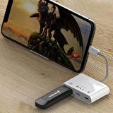 Polham Apple İphone Otg Hub Type C To Kulaklık Usb Kamera Okuyucu İphone Klavye Mouse Okuyucu Hub