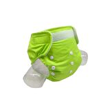 BEZHANE Baby YBB Yıkanabilir Cırt Cırtlı Bebek Bezi Cepli Neon Yeşil (3kg-12kg)